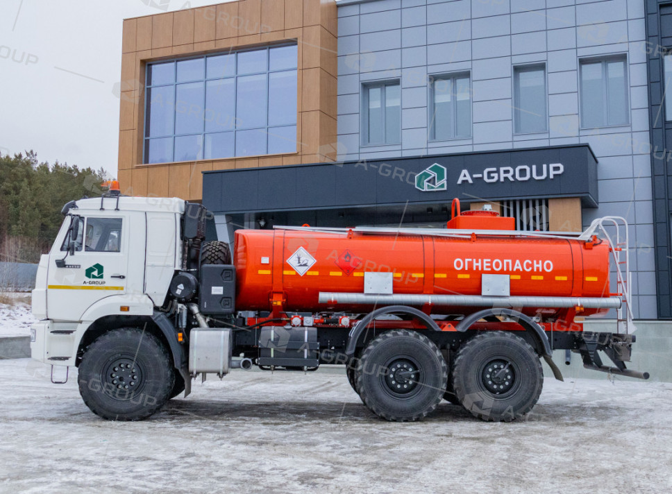 Бензовоз АЦ-12 на шасси Камаз 43118-50
