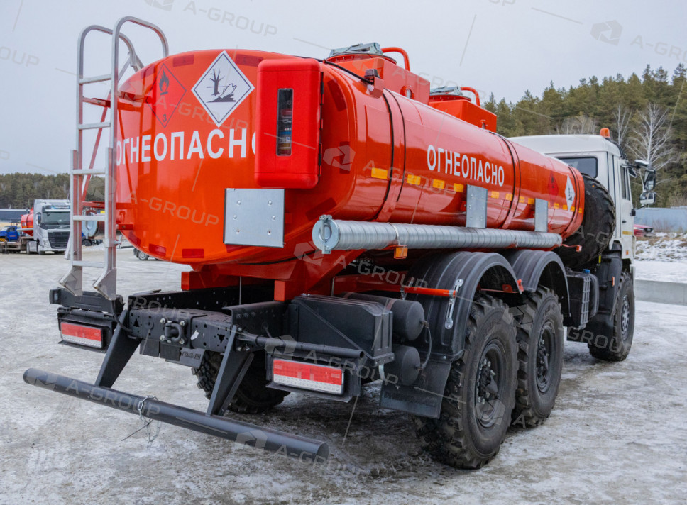 Автотопливозаправщик АТЗ-12/2 (2 секции) на шасси Камаз 43118-50