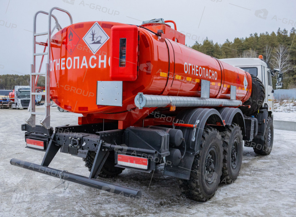 Бензовоз АЦ-12 на шасси Камаз 43118-50