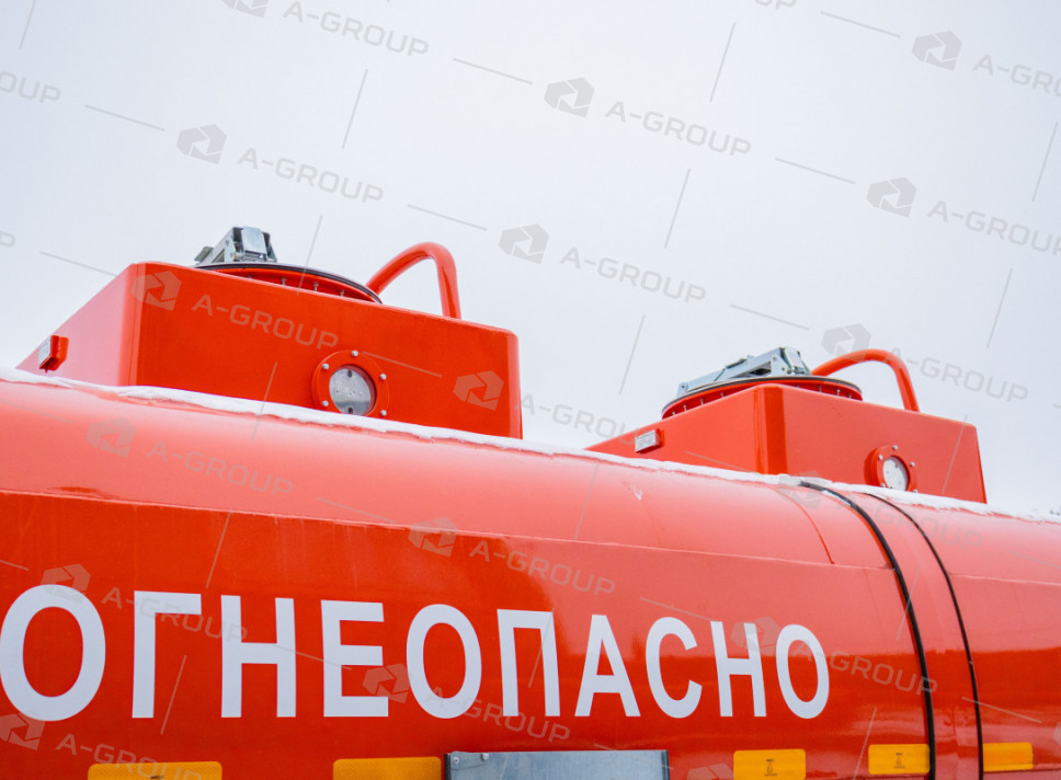 Автотопливозаправщик АТЗ-12/2 (2 секции) на шасси Камаз 43118-50