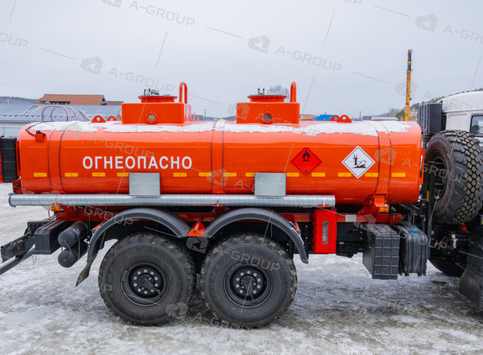Бензовоз АЦ-12/2 (2 секции) на шасси Камаз 43118-50