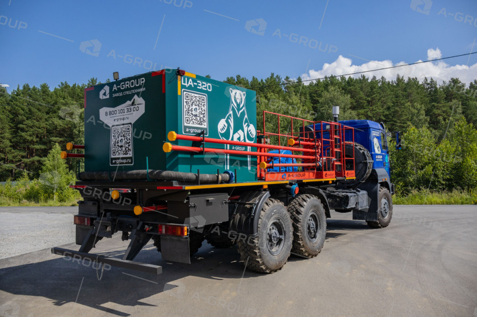 Цементировочный агрегат ЦА-320 на шасси Урал 4320-80