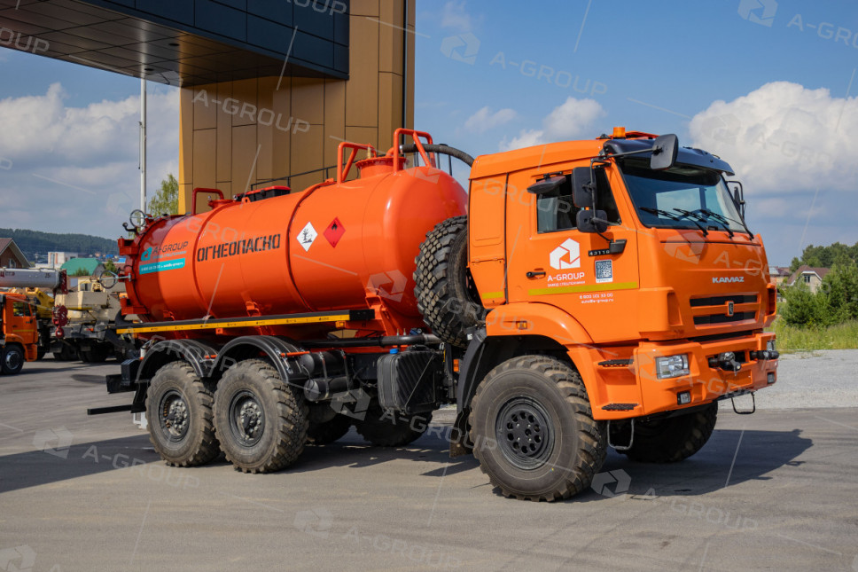 АКН-10 ОД на шасси Камаз 43118-50 (спальное место)  (КО-505, доп горловина, подогрев слива)