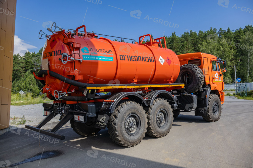 АКН-10 ОД на шасси Камаз 43118-50 (спальное место)  (КО-505, доп горловина, подогрев слива)