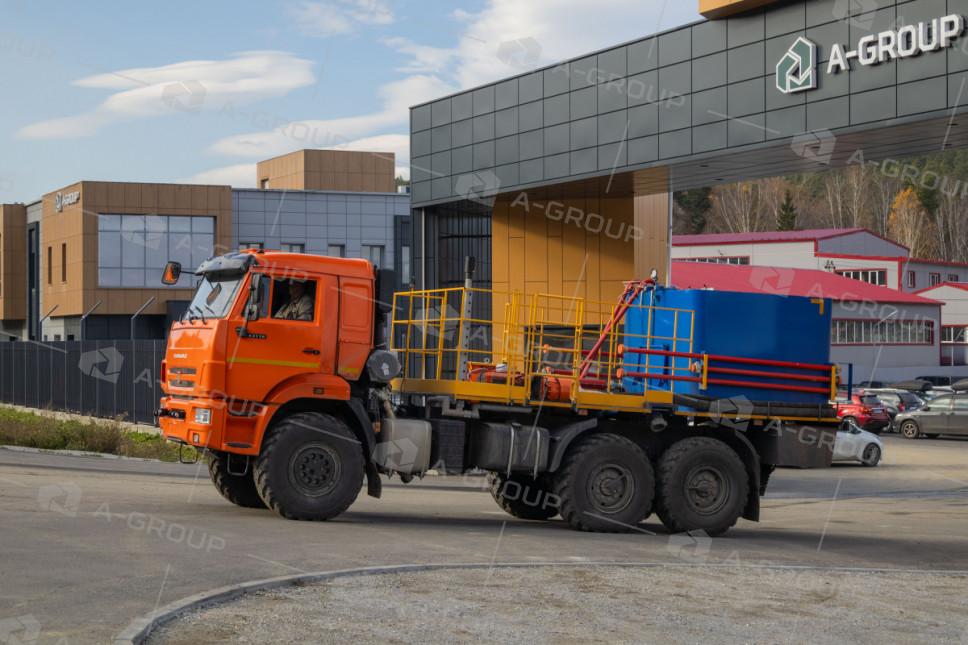 Цементировочный агрегат ЦА на шасси Камаз 43118-50 (плунжерный насос)