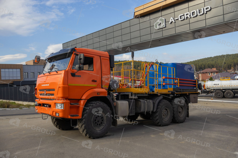 Цементировочный агрегат ЦА на шасси Камаз 43118-50 (плунжерный насос)