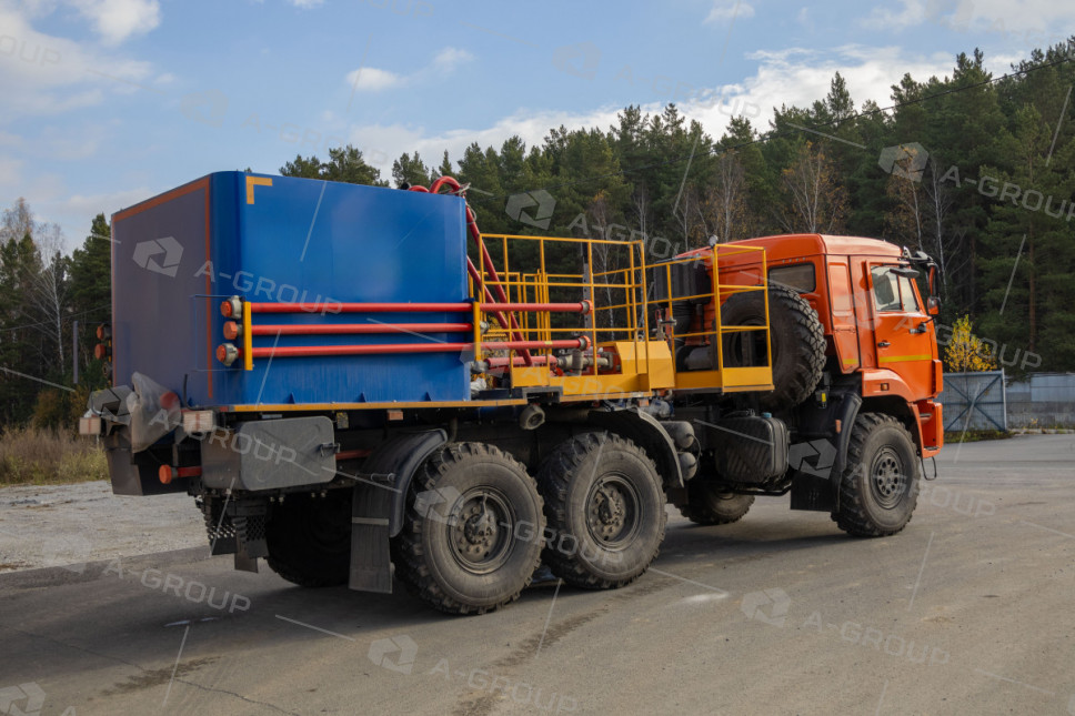 Цементировочный агрегат ЦА на шасси Камаз 43118-50 (плунжерный насос)