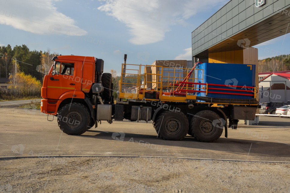 Цементировочный агрегат ЦА на шасси Камаз 43118-50 (плунжерный насос)