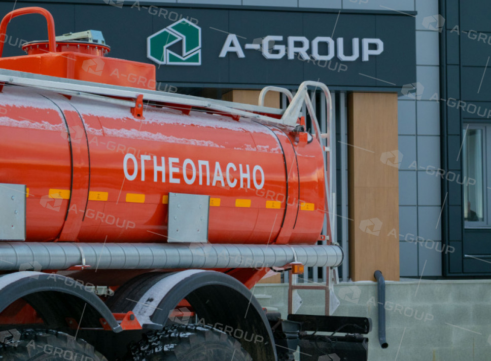 Автотопливозаправщик АТЗ-11/2 (2 секции) на шасси Камаз 43118-50