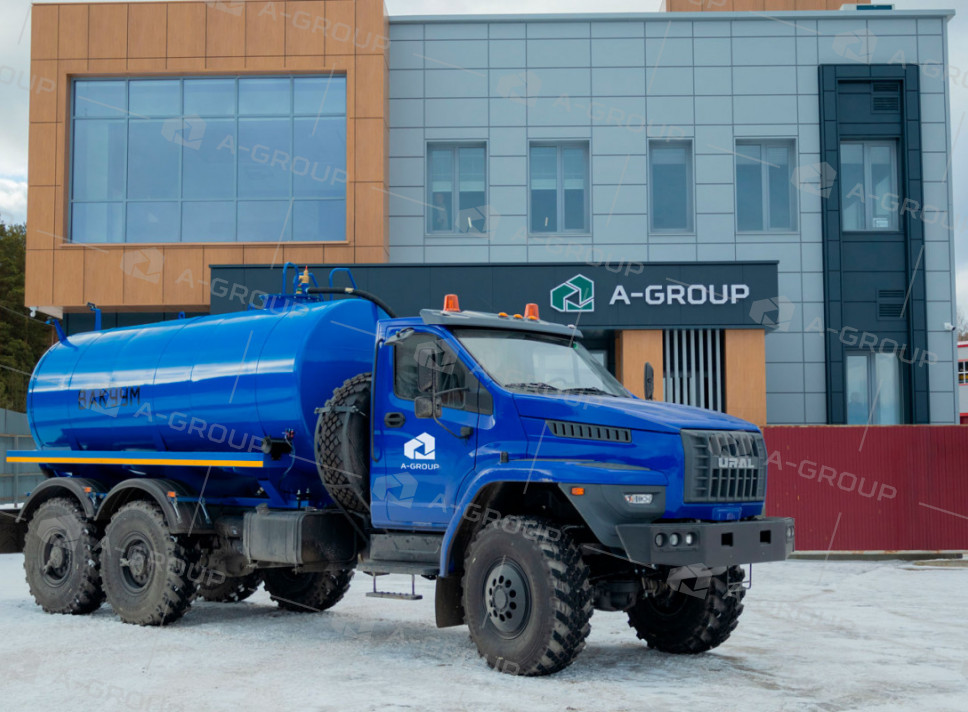 Автоцистерна вакуумная МВ-10 на шасси УРАЛ 4320-72