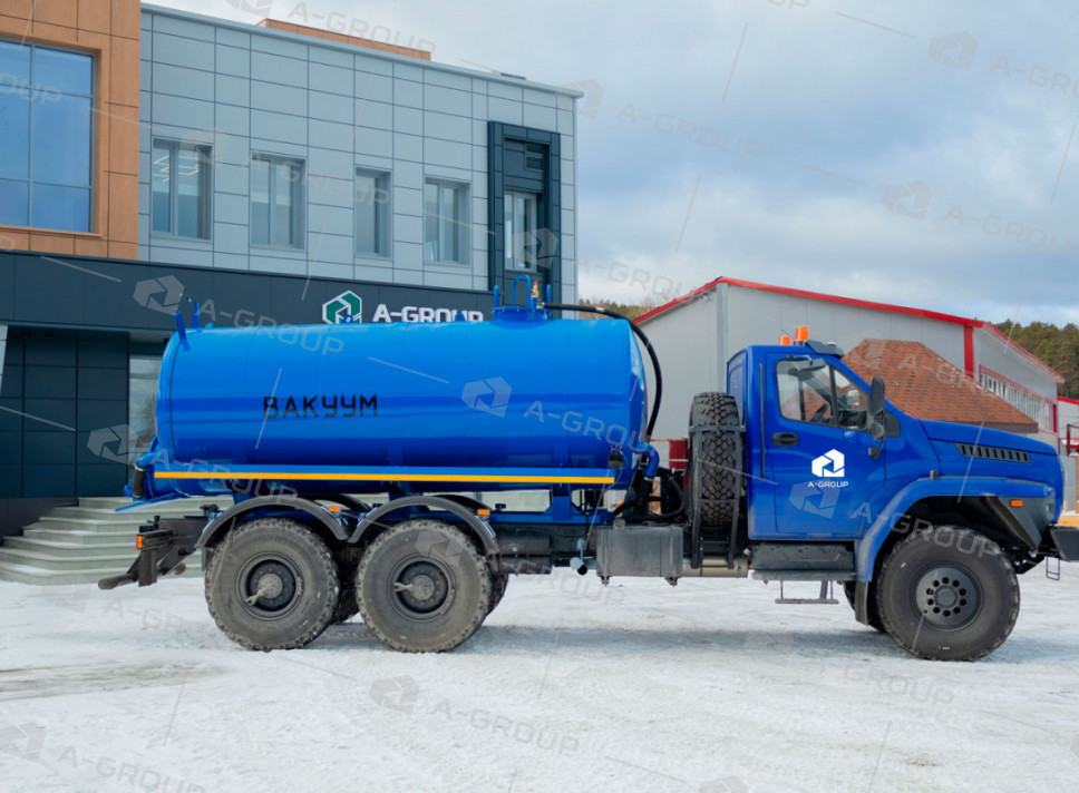 Автоцистерна вакуумная МВ-10 на шасси УРАЛ 4320-74