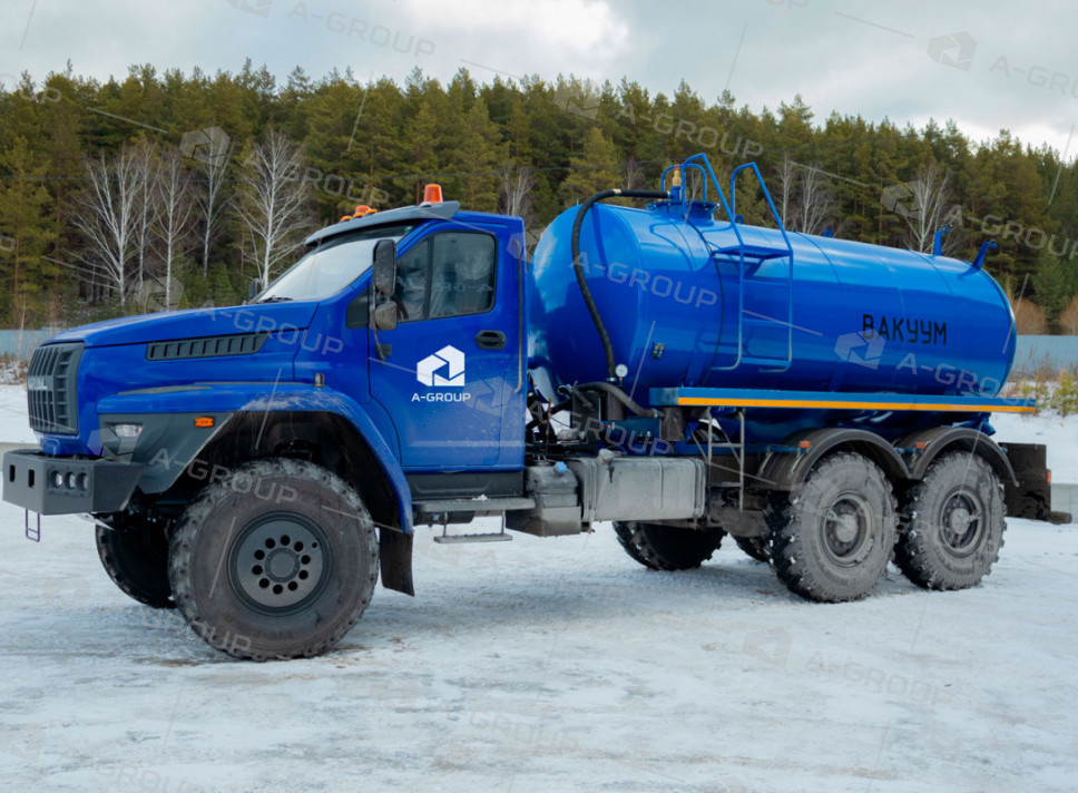 Автоцистерна вакуумная МВ-10 на шасси УРАЛ 4320-74