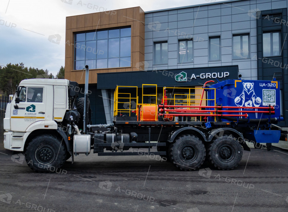 Цементировочный агрегат СИН-35 на шасси Камаз 43118-50 (спальное место)