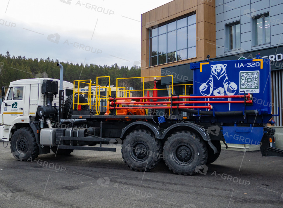 Цементировочный агрегат СИН-35 на шасси Камаз 43118-50 (спальное место)