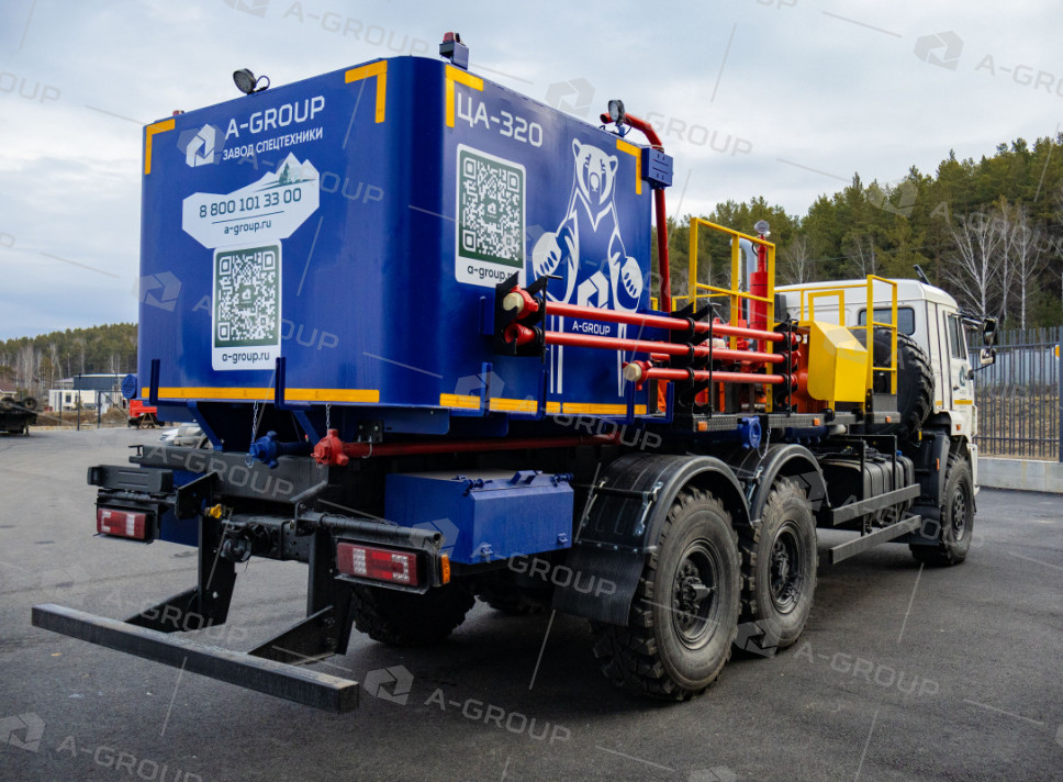 Цементировочный агрегат СИН-35 на шасси Камаз 43118-50 (спальное место)