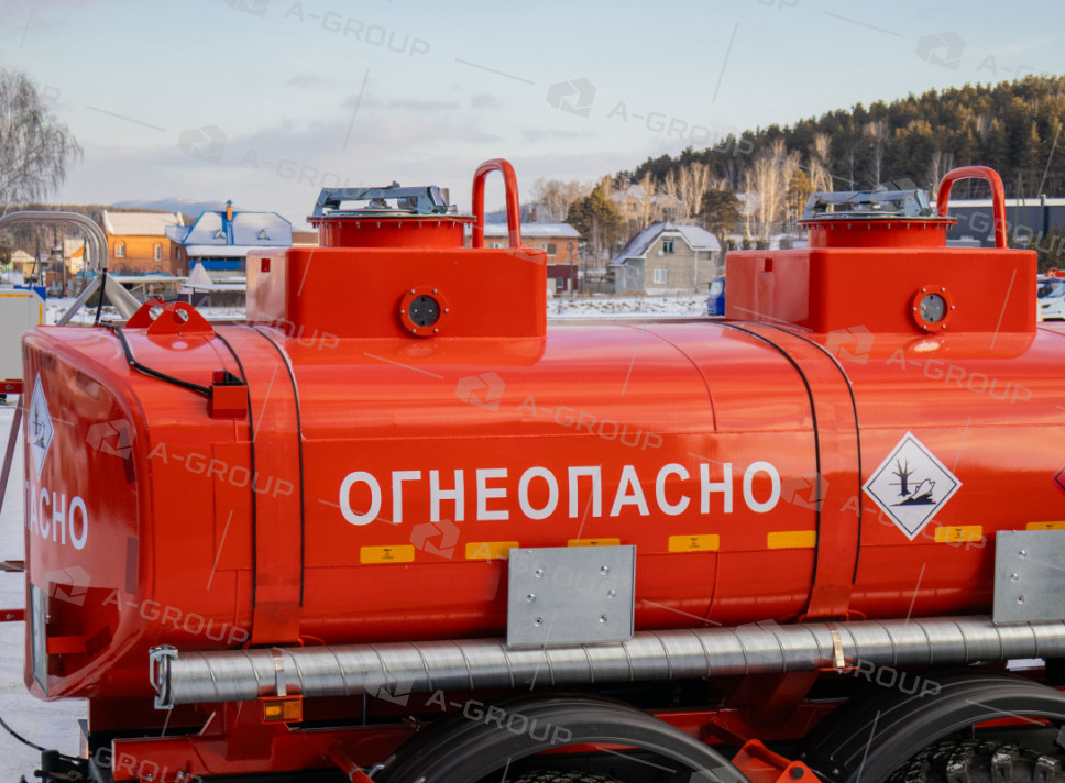 Автоцистерна нефтепромысловая АЦН-10 на шасси УРАЛ 4320-72 (2 секции)