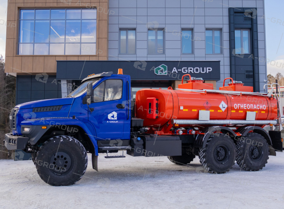 Автоцистерна нефтепромысловая АЦН-10 на шасси УРАЛ 4320-72 (2 секции)