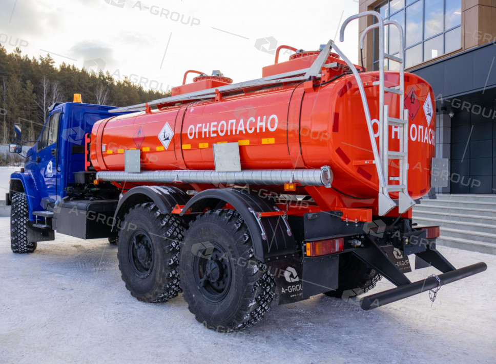 Автоцистерна нефтепромысловая АЦН-10 на шасси УРАЛ 4320-72 (2 секции)