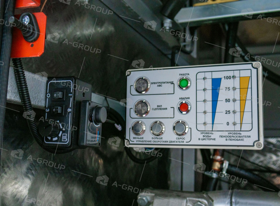 Автоцистерна пожарная АЦ 3,0-40 на шасси Камаз 43502 (4х4)