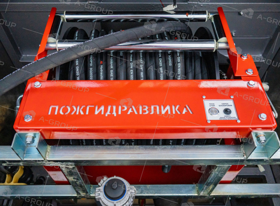 Автоцистерна пожарная АЦ 3,0-40 на шасси Камаз 43502 (4х4)
