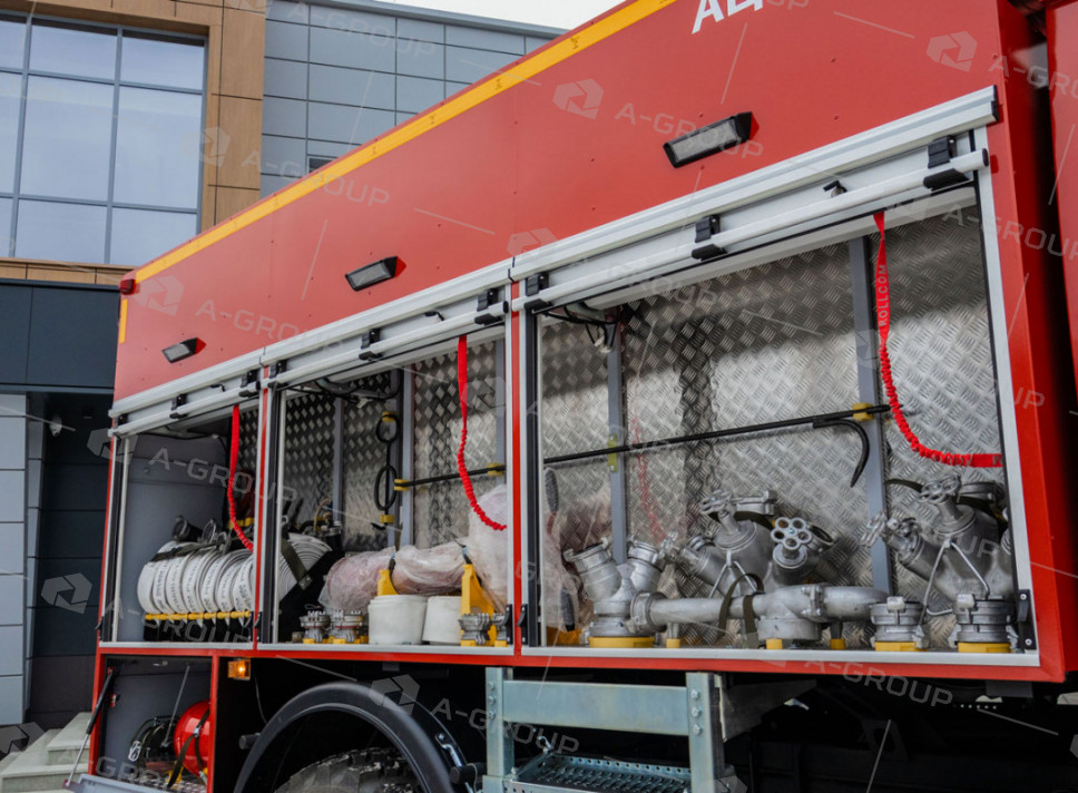 Автоцистерна пожарная АЦ 3,0-40 на шасси Камаз 43502 (4х4)