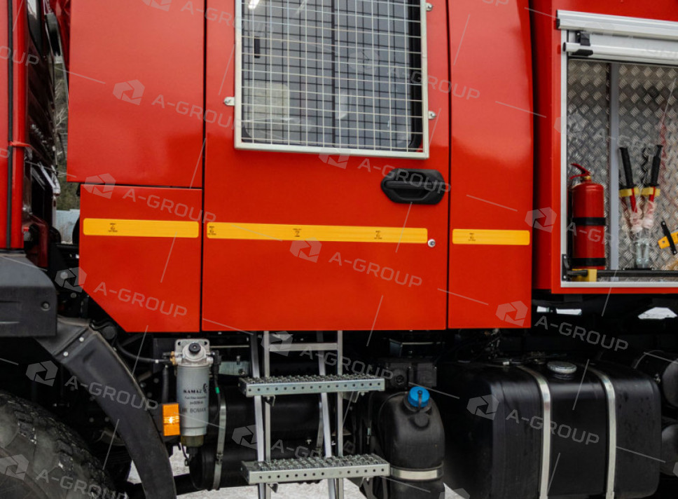 Автоцистерна пожарная АЦ 3,0-40 на шасси Камаз 43502 (4х4)