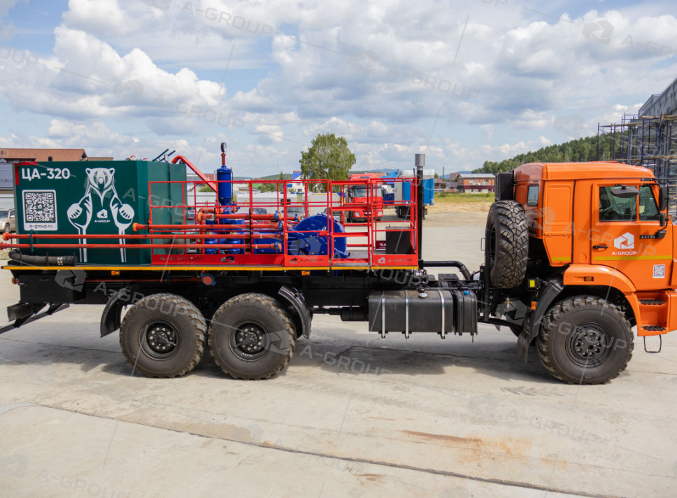 Цементировочный агрегат ЦА-320 на шасси Камаз 43118-50