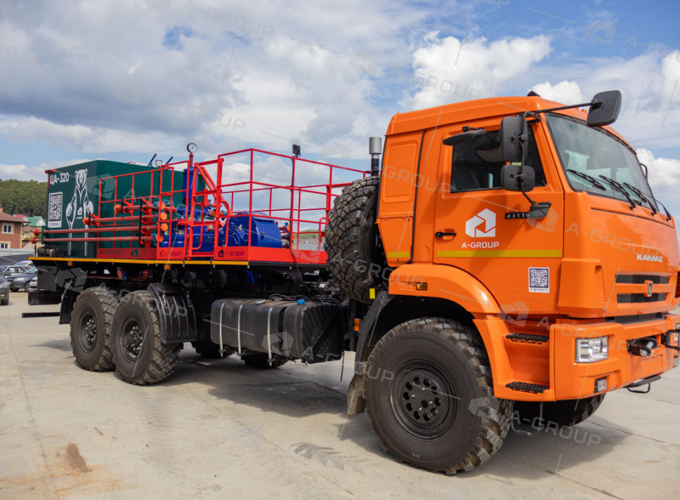 Цементировочный агрегат ЦА-320 на шасси Камаз 43118-48