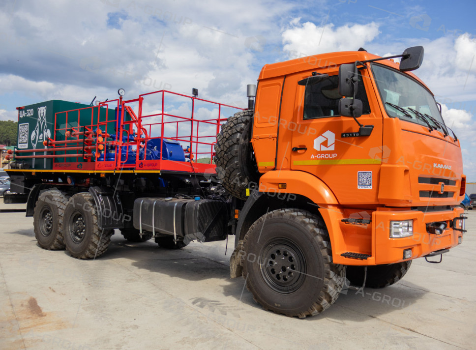 Цементировочный агрегат ЦА-320 на шасси Камаз 43118-50