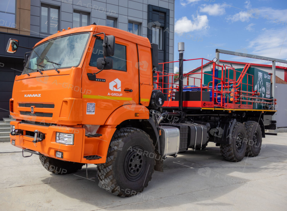Цементировочный агрегат ЦА-320 на шасси Камаз 43118-50