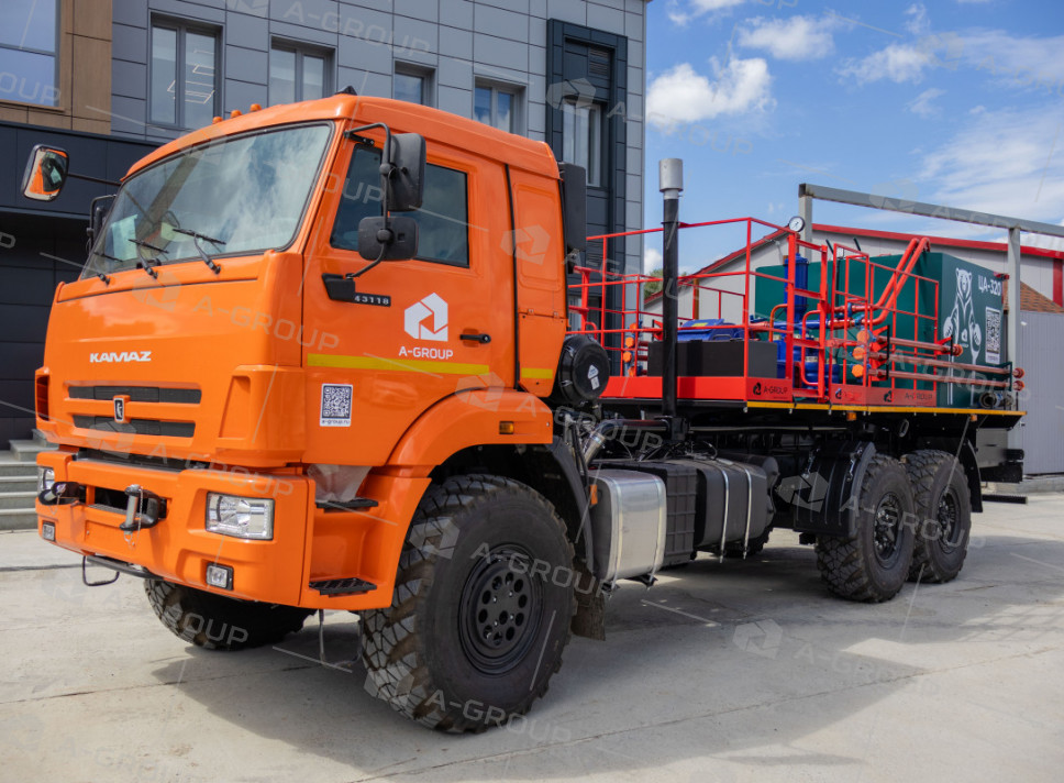 Цементировочный агрегат ЦА-320 на шасси Камаз 43118-48