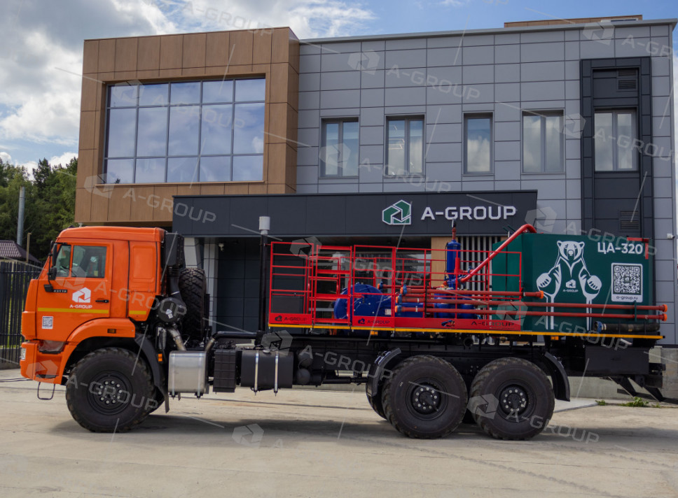 Цементировочный агрегат ЦА-320 на шасси Камаз 43118-48