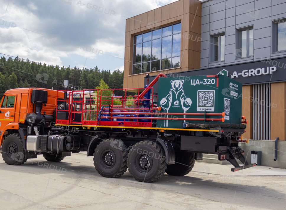 Цементировочный агрегат ЦА-320 на шасси Камаз 43118-50