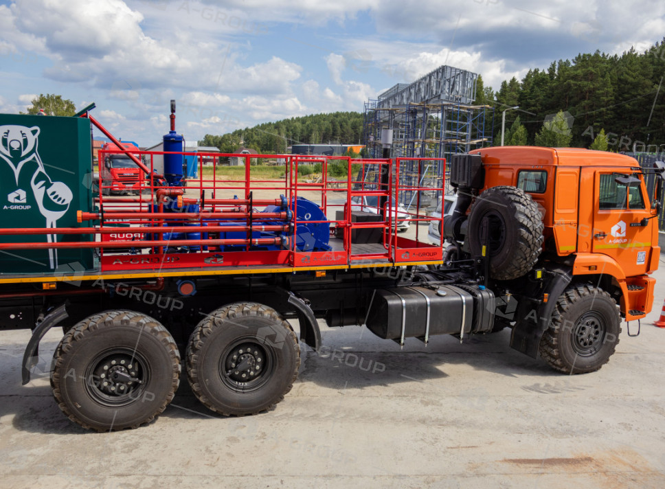 Цементировочный агрегат ЦА-320 на шасси Камаз 43118-50