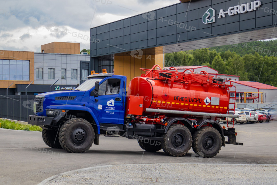 Автотопливозаправщик АТЗ-10/2 (2 секции) на шасси УРАЛ NEXT 5557-72