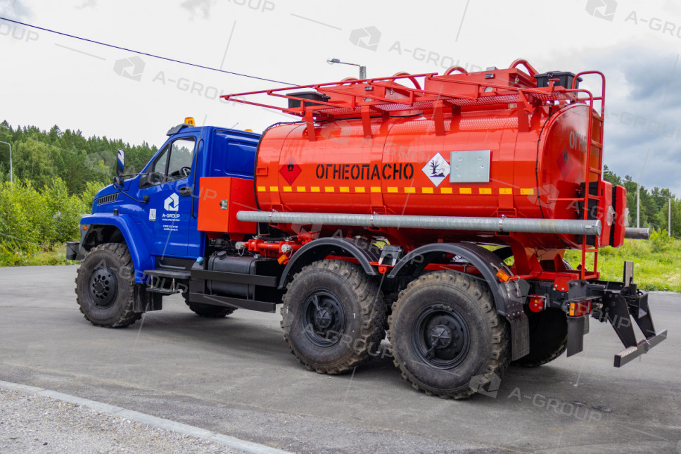 Автотопливозаправщик АТЗ-10/2 (2 секции) на шасси УРАЛ NEXT 5557-72
