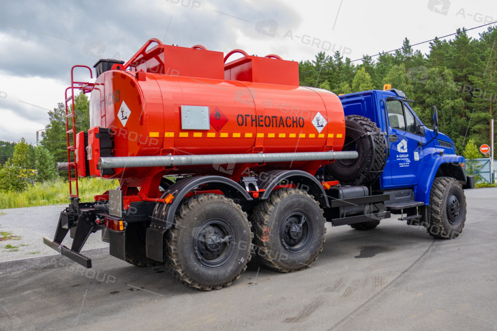 Автотопливозаправщик АТЗ-10/2 (2 секции) на шасси УРАЛ NEXT 5557-72