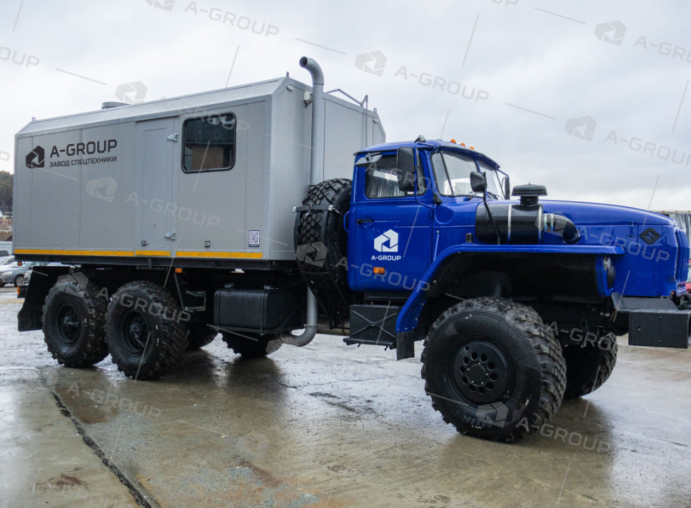 ППУА 1600/100 на шасси УРАЛ 4320-60 (насос 1,1 ПТ) 