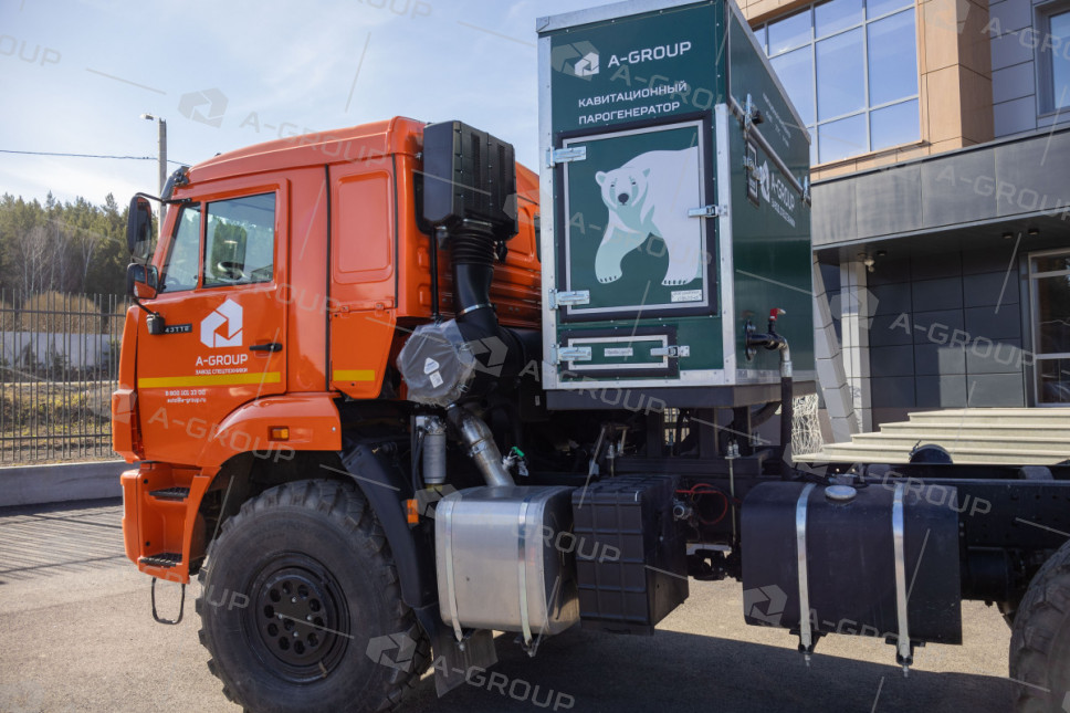 Кавитационная парогенераторная установка