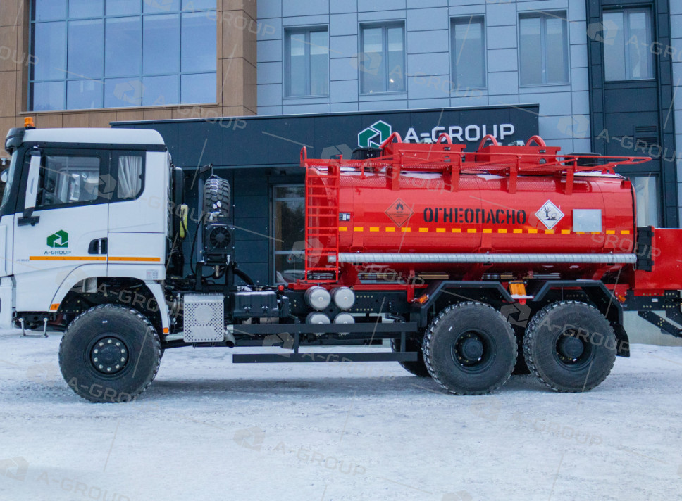 Автотопливозаправщик АТЗ-12/2 (2 секции) на шасси SHACMAN 