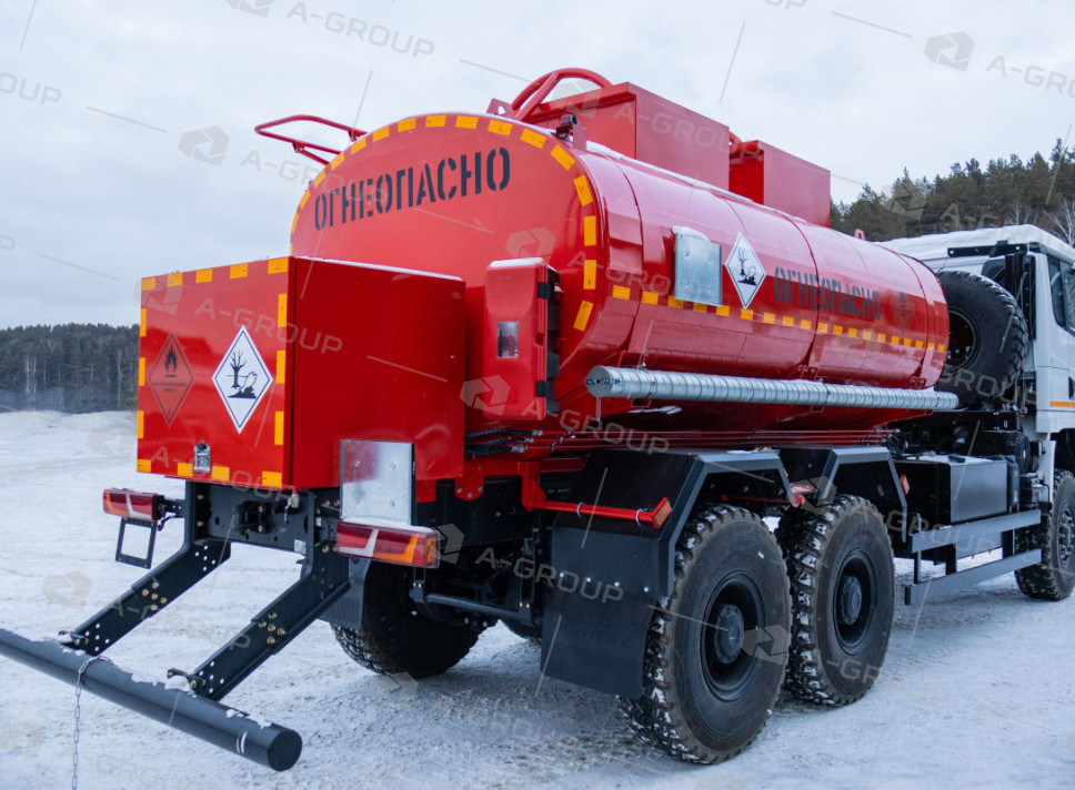 Автотопливозаправщик АТЗ-12/2 (2 секции) на шасси SHACMAN 