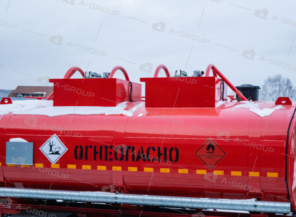 Автотопливозаправщик АТЗ-12/2 (2 секции) на шасси SHACMAN 