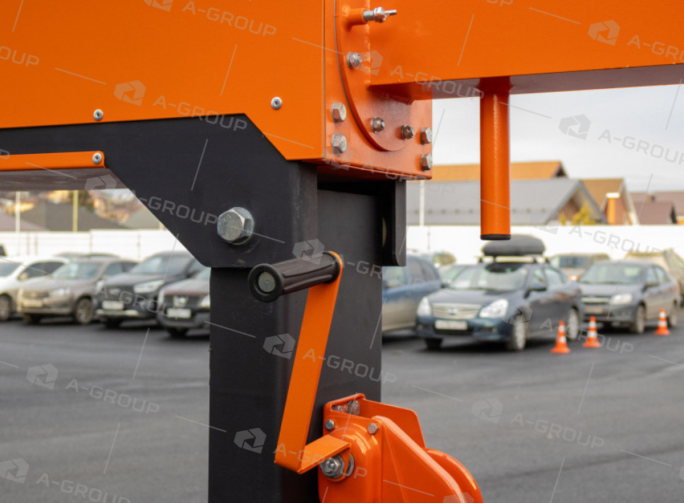 Мачта освещения на автомобильном прицепе