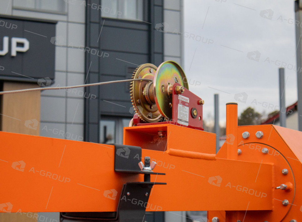 Мачта освещения на автомобильном прицепе