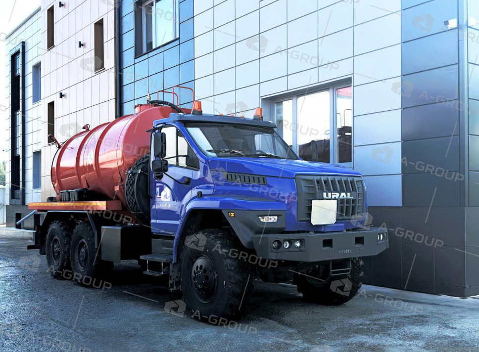 Автоцистерна вакуумная АКН-10 на шасси УРАЛ 5557-72
