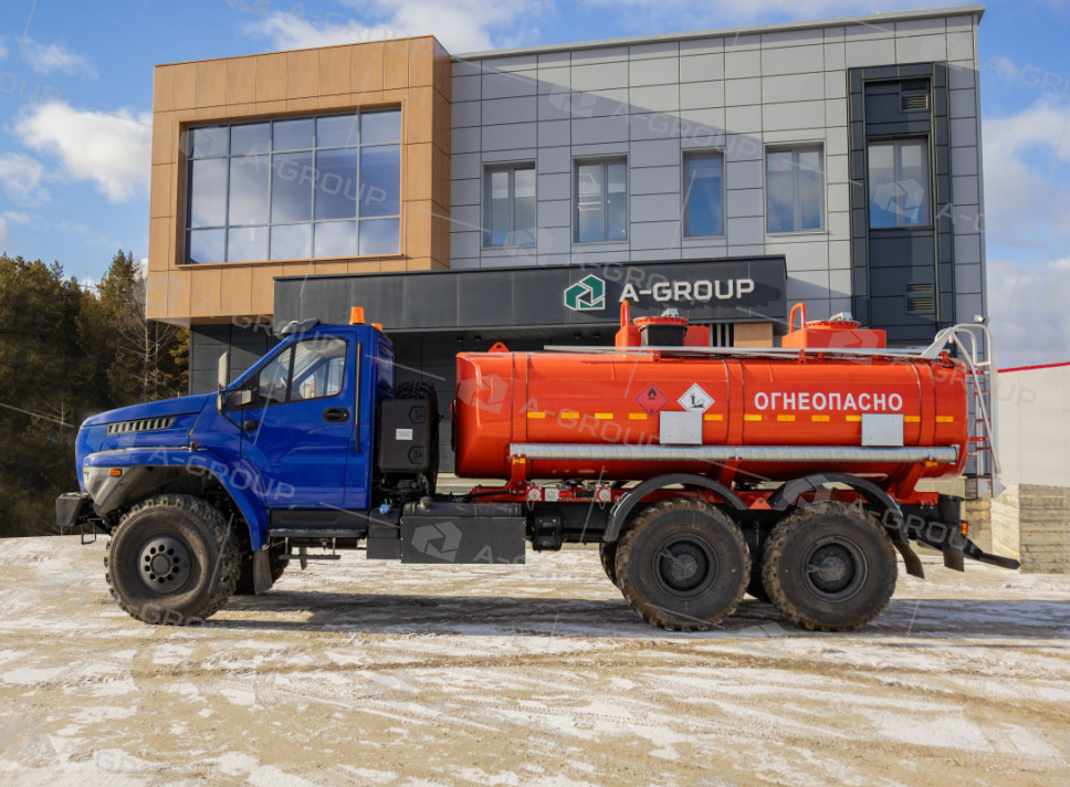 Автотопливозаправщик АТЗ-12/2 (2 секции) на шасси УРАЛ NEXT 4320-72