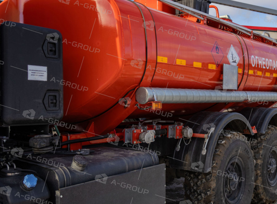 Автотопливозаправщик АТЗ-12/2 (2 секции) на шасси УРАЛ NEXT 4320-72