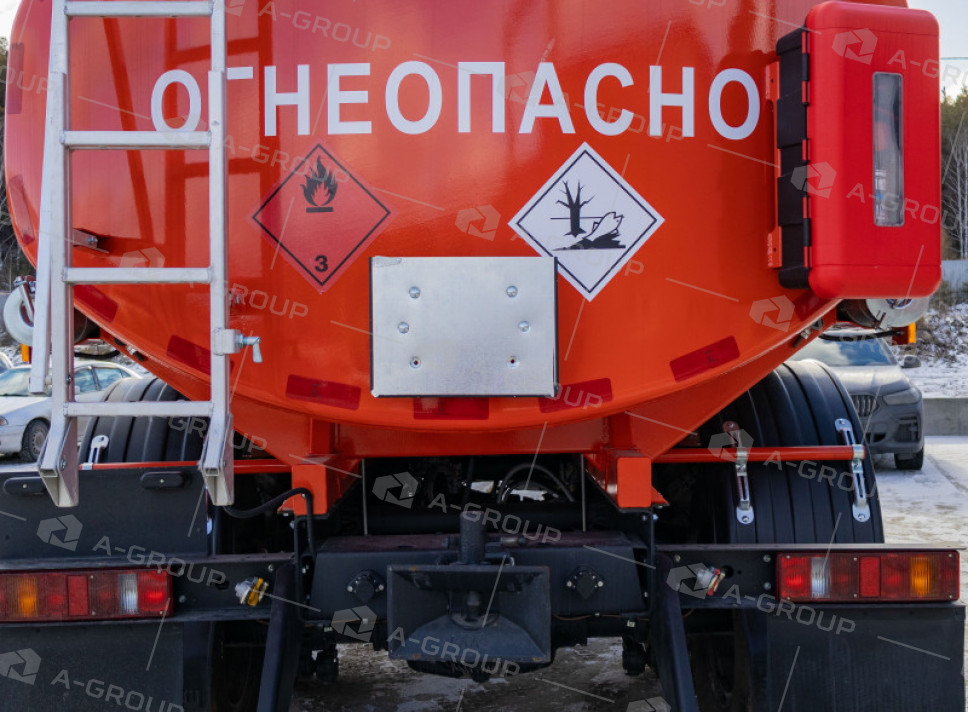 Автотопливозаправщик АТЗ-12/2 (2 секции) на шасси УРАЛ NEXT 4320-72