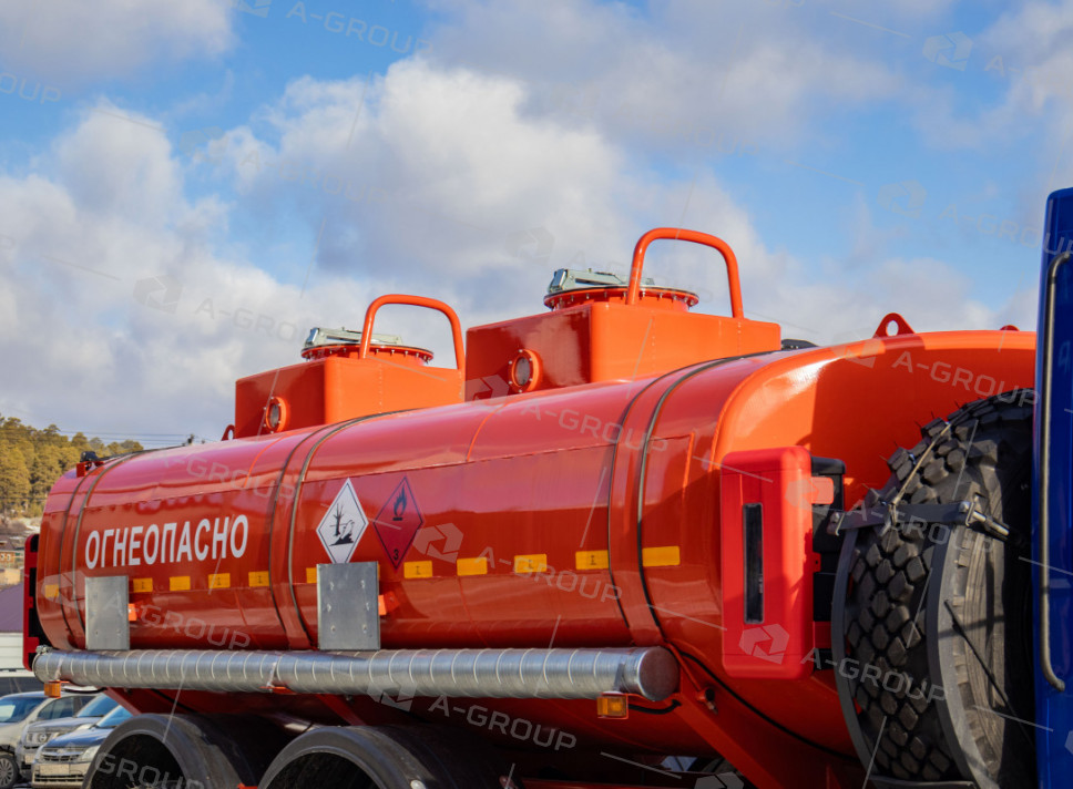 Автотопливозаправщик АТЗ-12/2 (2 секции) на шасси УРАЛ NEXT 4320-72