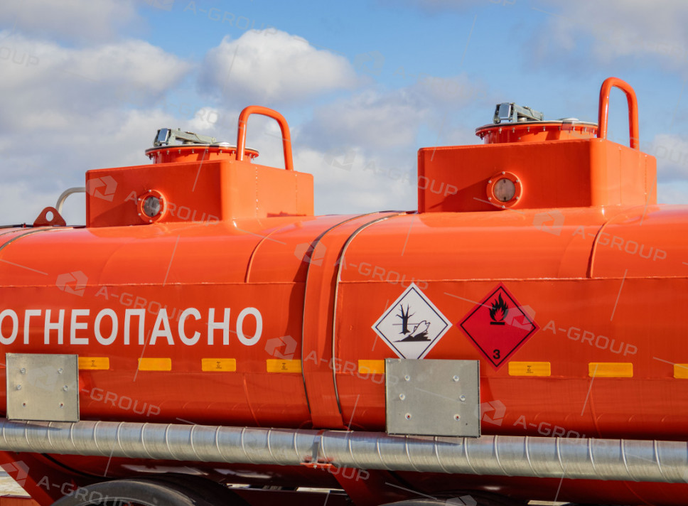 Автотопливозаправщик АТЗ-12/2 (2 секции) на шасси УРАЛ NEXT 4320-72